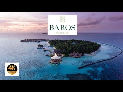 Baros Maldives: 5 Star Luxury Boutique Beach Resort & Hotel. Drone 4K Vlog