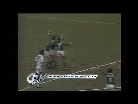 Palmeiras 1x1 Santos (06/07/1986) - Paulistão 1986