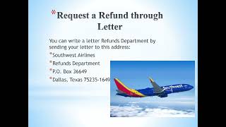 Southwest Airlines Refund | Cancellation Policy