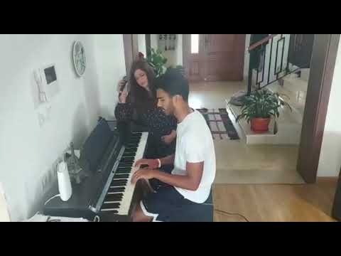 Rula Zaki singing “To Make You Feel My Love”  to her son.❤️