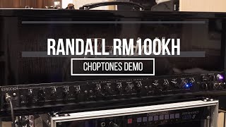 Video thumbnail for Randall RM100KH LTD Kirk Hammett Signature | Playthrough Demo by ChoptonesOfficial