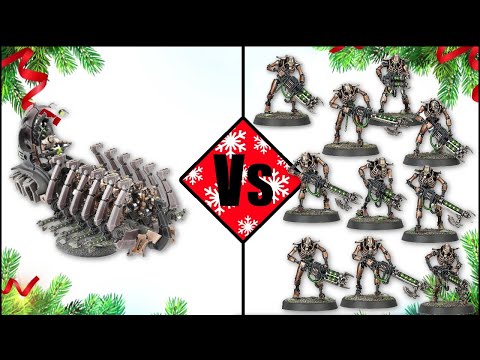 17th - 10 Warriors in a Ghost Ark Vs 20 Necron Warriors - Necrons Countdown to Xmas - Warhammer 40k