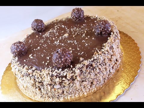 Torta Ferrero Rocher con la Nutella ♥ VIDEORICETTA