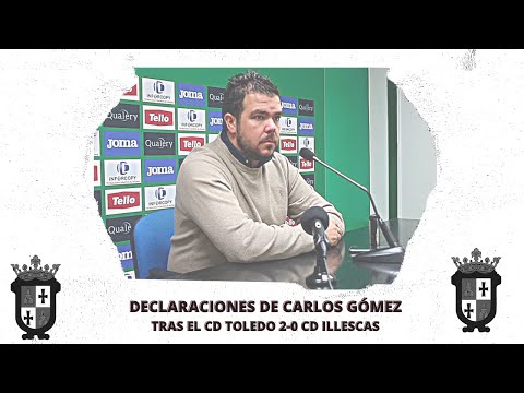 J15 TEMP 2022/2023: Carlos Gómez tras el CD Toledo 2-0 CD Illescas