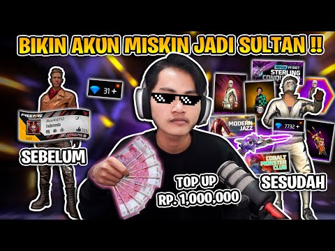 TOP UP Rp1.000.000 JUTA DIAMOND DI AKUN GAK KERAWAT !! BIKIN JADI SULTAN !!