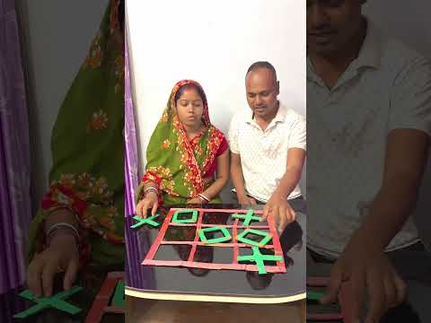 Desi Couple TicTacToe Challenge | It Got Intense! 🔥 | #shorts