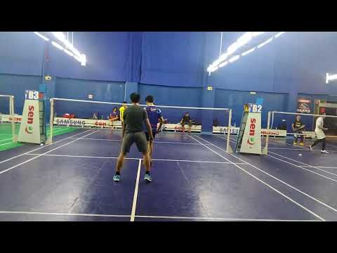 Badminton MuhibbahTeam Men's Double Sparring - Salam / Khair Vs Irfan / Jeff