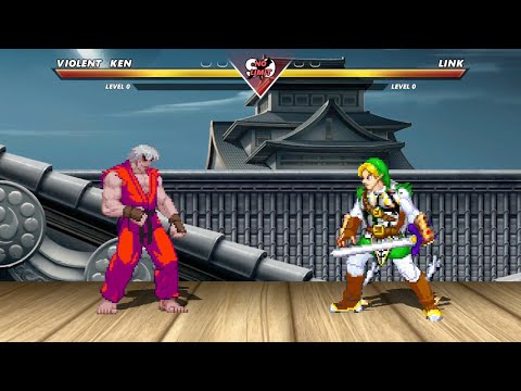 🔥LINK vs VIOLENT KEN vs SHIN RYU🔥 - 💥Street Fighter Hardest Level Battle💥