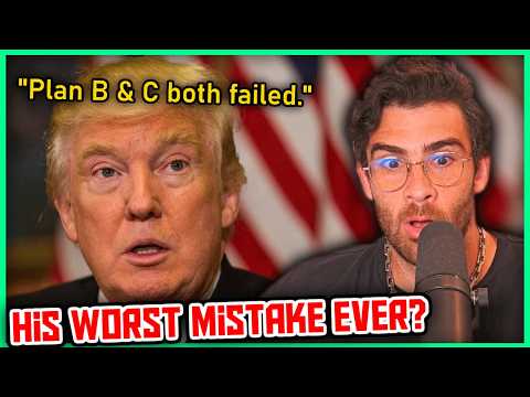 Trump MELTS DOWN As War Efforts Go Horribly Wrong | Hasanabi Reacts