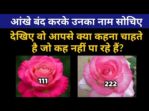 🌈चुनिए एक फूल और जाने आपके पार्टनर का क्या संदेश है आपके लिए हैं? 🤔 Current Feelings Tarot In Hindi 