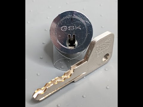 [34] GSK 301 Double-Row Cam Lock Picked and Gutted
