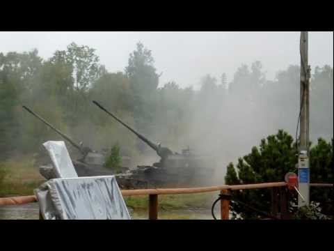 Feuerüberfall Panzerhaubitze 2000 ILÜ 2012 in Munster!!