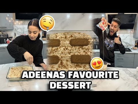 WE MADE ADEENAS FAVOURITE LOTUS DESSERT 😍 SUPER EASY 😍 WOW!!! AMAZING BANTER!! 😏