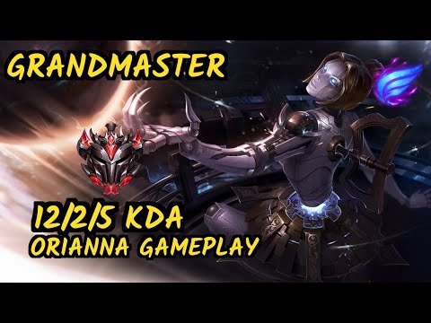 Humanoid (ORIANNA) vs LISSANDRA - 12/2/5 KDA MID GAMEPLAY - EUW Ranked GRANDMASTER