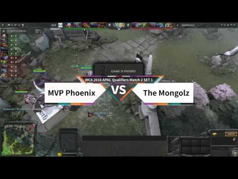 The Mongolz vs MVP Phoenix SET1 WCA 2016 APAC Qualifiers DOTA2 Match2 160412 Clean