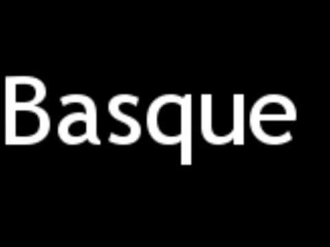 How to Pronounce Basque