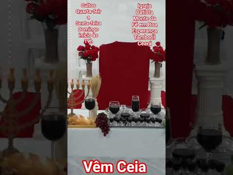 Santa ceia do Senhor IBMF em Boa Esperança Tamboril Ceará