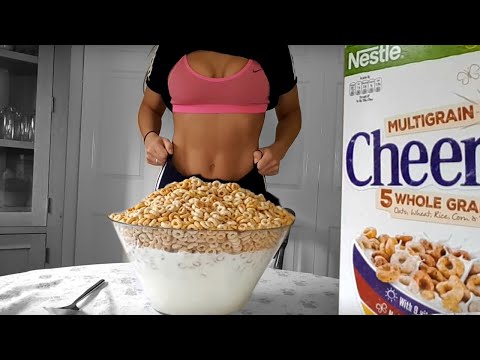 Girl Vs. Matt Stonie GIANT 4000 calorie CEREAL BOWL CHALLENGE | GirlVsFood | #Mattstonie
