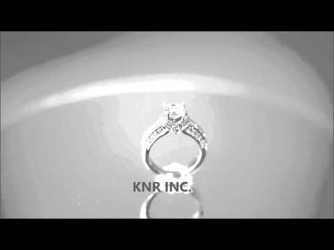 18K WHITE GOLD PRINCESS CUT DIAMONDS ENGAGEMENT RING DECO 1.90CTW - KNR INC - 517