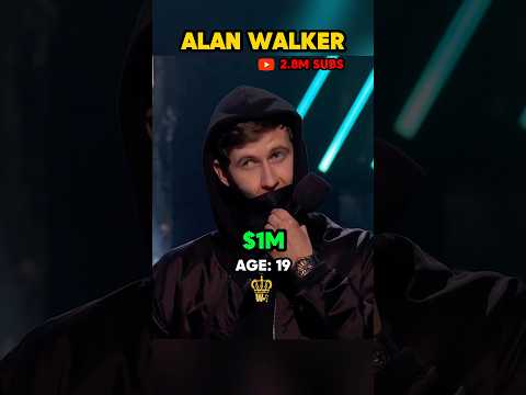 Alan Walker’s EVOLUTION: From Bedroom Beats to Global EDM Phenomenon 2025 🎧💻  #evolution #shorts