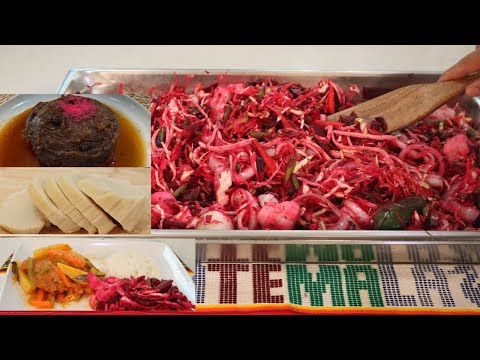 Comidas y receta tradiciones en época de Semana Santa Guatemala.