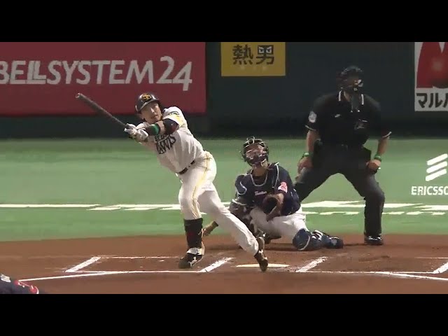 【6回裏】打った瞬間に確信!! ホームラン攻勢のホークス 松田にも12号ソロ!! 2015/5/29 H-S