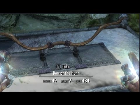 Unique bow in the unmarked location | Skyrim AE