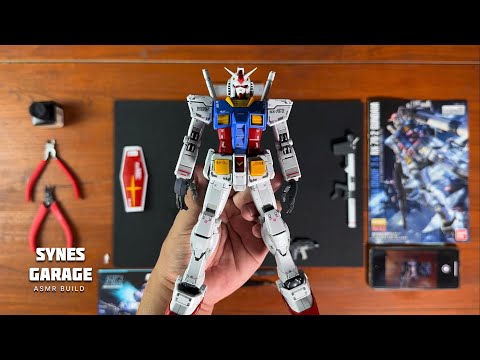 RX-78-2 Gundam ver 3.0 MG 1/100 | ASMR BUILD | Bandai