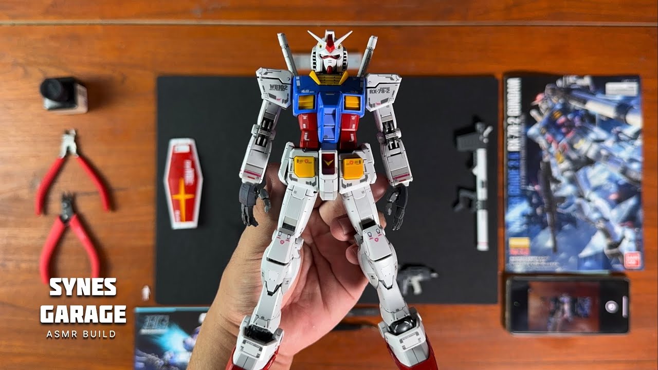 RX-78-2 Gundam ver 3.0 MG 1/100 | ASMR BUILD | Bandai