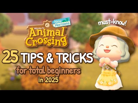 25 Animal Crossing BEGINNER TIPS! 🌲 (every early game tip EXPLAINED for new players)