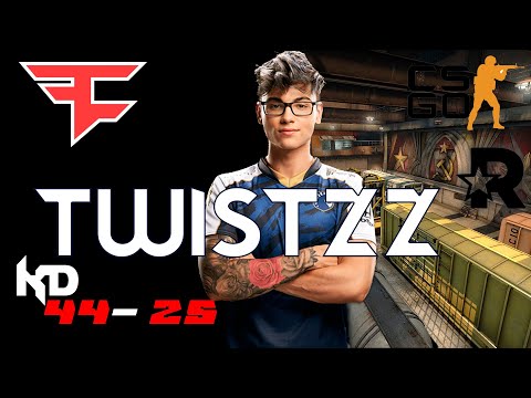 CSGO POV FaZe.Twistzz vs. NaVi @train - 44 kills