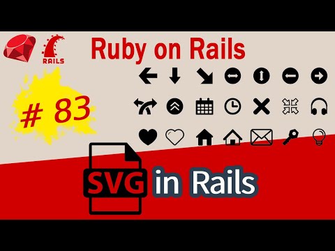 Ruby on Rails #83 import and use SVG in Rails. gem inline_svg