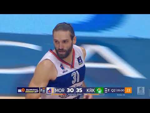 AdmiralBet ABA League 2023/24 highlights, Round 5: Mornar-Barsko zlato – Krka (30.10.2023)