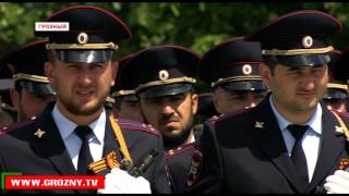 В Грозном состоялся военный парад, посвященный Великой Победе