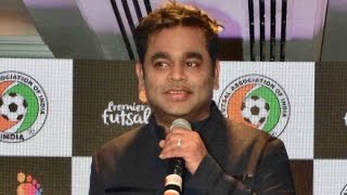A R RAHMAN AT THE PREMIERE OF &#39;FUTSAL&#39; ANTHEM | Bollywood News