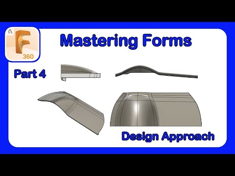 Fusion 360 Form Mastery - Part 4 - The Design Approach #Fusion360 #Tsplines