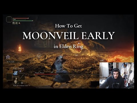 How To Get Overpowered and Get MOONVEIL Early in an Elden Ring Playthrough - Overpowered Build FAST
