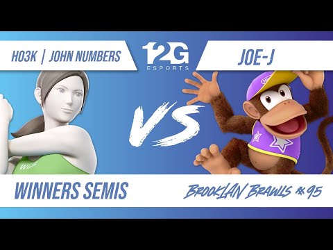 BrookLAN Brawls 95 - Ho3K | John Numbers (Wii Fit Trainer) v. Joe-J (Diddy Kong) - Winners Semis