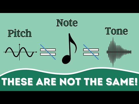 The Difference Between Pitch, Note, and Tone