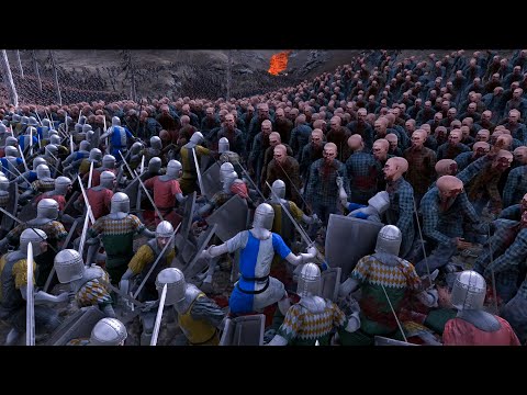 20000 FOOTMANS VS 17000 RUNNER ZOMBIES - Ultimate Epic Battle Simulator 2 UEBS2