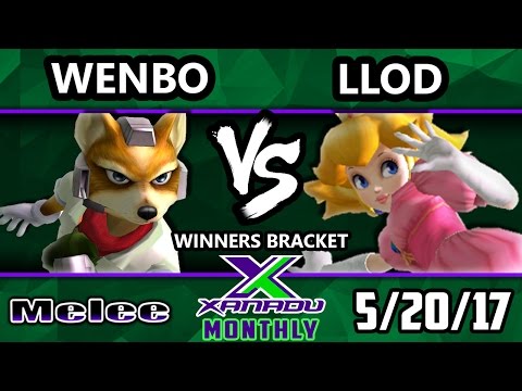 S@X Maylee Monthly - Wenbo (Fox) Vs. Llod (Peach) SSBM Tournament - Smash Melee