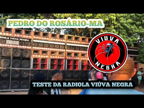 TESTE E O SHOW DA RADIOLA VIÚVA NEGRA EM PEDRO DO ROSÁRIO-MA