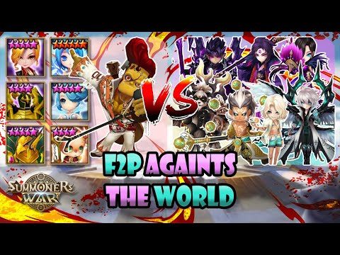 F2P SEASON 1 monster easily BEAT LD nat5 !!! | Summoners War Bulldozer Copper Racuni etc RTA Combo