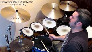 Video thumbnail for Istanbul Mehmet Traditional Dark Crash 19" by Dlikin Drums Production