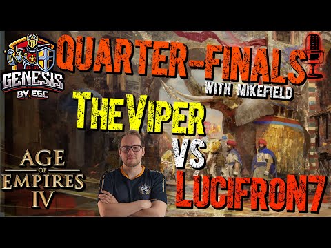 TheViper vs LucifroN7 Bo5 | GENESIS Tournament Quarter-Finals | Age of Empires IV