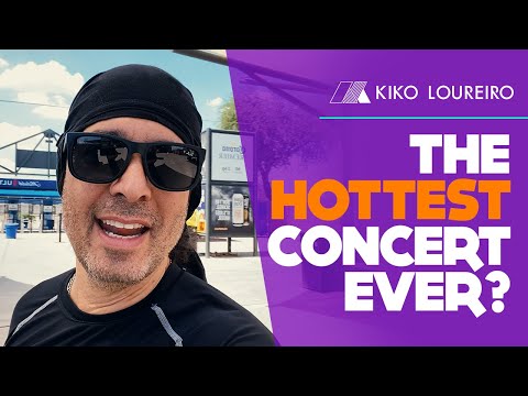 Em jam do Megadeth Kiko Loureiro mostra que como baterista ele é um baita guitarrista