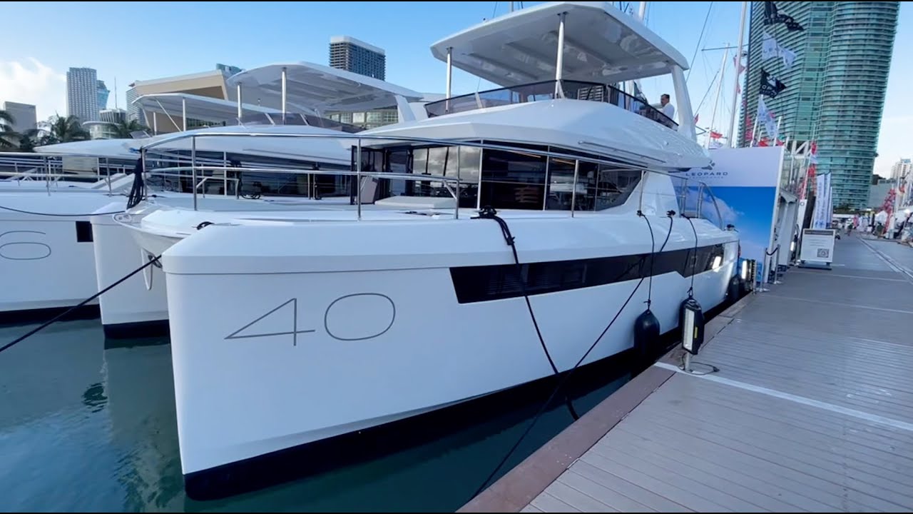 Leopard 40 Power Catamaran Walk-Through