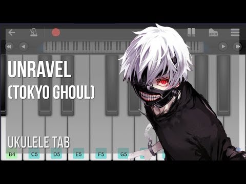 Mobile Piano Tutorial: How to play Unravel (Tokyo Ghoul) by TK