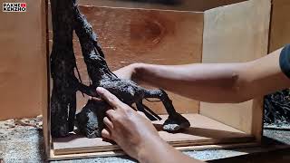 TUTORIAL Membuat hardscape jungle style ukuran 45cm