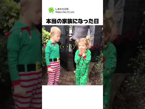 【感動】本当の家族になった日
